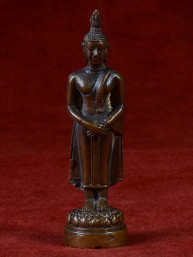 Boeddha miniatuur voor zondag Boeddha brons