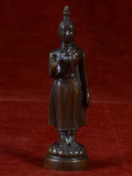 Boeddha miniatuur voor maandag Boeddha brons