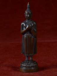 Boeddha miniatuur voor vrijdag brons