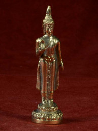 Boeddha miniatuur voor maandag Boeddha messing