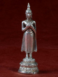 Boeddha miniatuur voor vrijdag vernikkeld