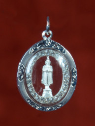 Woensdag Boeddha amulet zilver