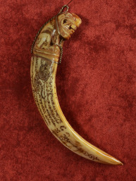 Authentieke Thaise Tijgertand Amulet hanger