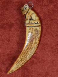 Authentieke Thaise Tijgertand Amulet hanger