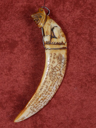 Authentieke Thaise Tijgertand Amulet hanger