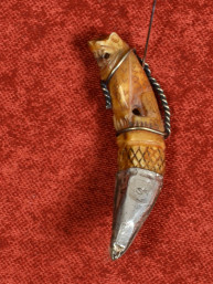 Authentieke Thaise Tijgertand Amulet hanger