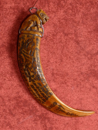 Authentieke Thaise Tijgertand Amulet hanger