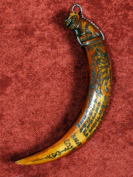 Authentieke Thaise Tijgertand Amulet hanger