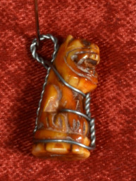 Authentieke Thaise Tijgertand Amulet hanger