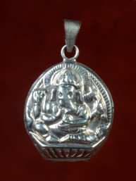 Ganesha hanger zilver