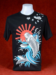 Mooi T-Shirt met afbeelding van Koi