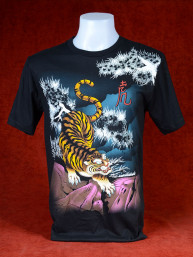 T-Shirt met afbeelding van tijger