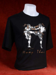 Muay Thai T-Shirt "Mon Yan Luk" zwart