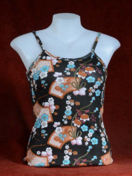 Tanktop met Japanse fantasieprint