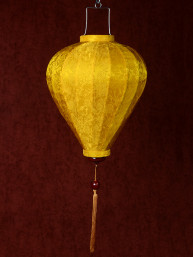 Chinese Lampion Lamp klein geel-goud