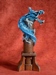 Wierookbrander met draak klein blauw