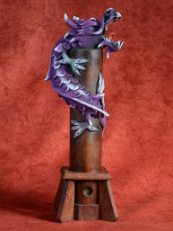 Wierookbrander met draak groot paars