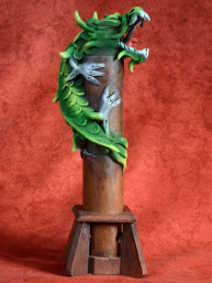 Wierookbrander met draak groot groen