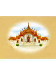 Thaise dubbele wenskaart met envelop nieuwjaar & geluk
