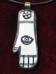 Hand van Fatima of Hamsa amulet