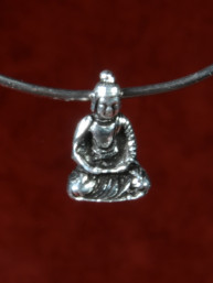 Zilveren hangertje van Boeddha