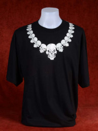 Mooi T-Shirt met zilveren schedels