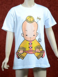 Geel Kung Fu T-shirt  voor kinderen