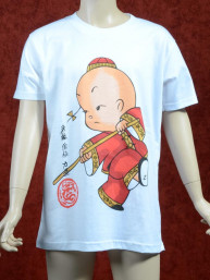 Rood Kung Fu T-shirt  voor kinderen