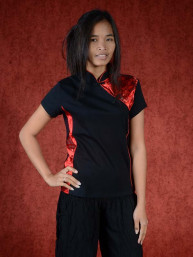 Shirt Dynasty zwart-rood