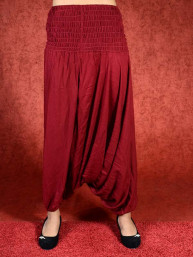 Bordeaux rode harem broek model sinbad