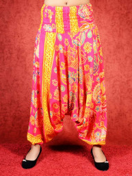 Harem broek Bagdad model Sinbad roze