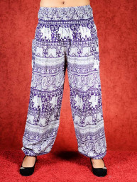 Harem broek Elephant model Aladdin paars
