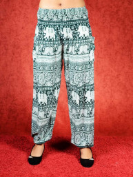 Harem broek Elephant model Aladdin groen