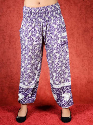 Harem broek Jungle model Aladdin paars