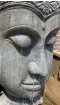 Groot tuin ornament met hoofd van Thaise Boeddha