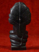 Boeddha beschermd door Naga. Gelakt brons .Lopburi stijl