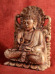 Op lotustroon gezeten Boeddha uit Indonesie