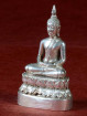 Boeddha miniatuur voor donderdag Boeddha vernikkeld
