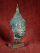 Boeddha hoofd Ayutthaya brons