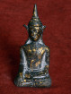 Antiek bronzen Boeddhabeeldje uit Laos