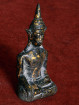 Antiek bronzen Boeddhabeeldje uit Laos