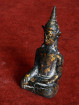 Antiek bronzen Boeddhabeeldje uit Laos