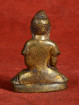 Bronzen Birmese Boeddha in Bhumisparsha Mudra