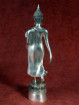 Zilverkleurige wandelende Boeddha – Sukhothai stijl