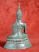 Eenvoudig bronzen beeld van Ayuthaya Boeddha