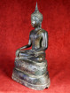 Groot bronzen Boeddhabeeld in Bhumisparsha mudra
