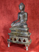 Zittende bronzen Boeddha – Lanna stijl 