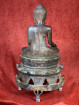 Zittende bronzen Boeddha – Lanna stijl 