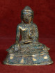 Boeddha Mandalay brons gelakt