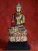 Shan Boeddha hout lakwerk Collectors item.